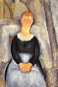 Amedeo Modigliani La belle epiciere painting